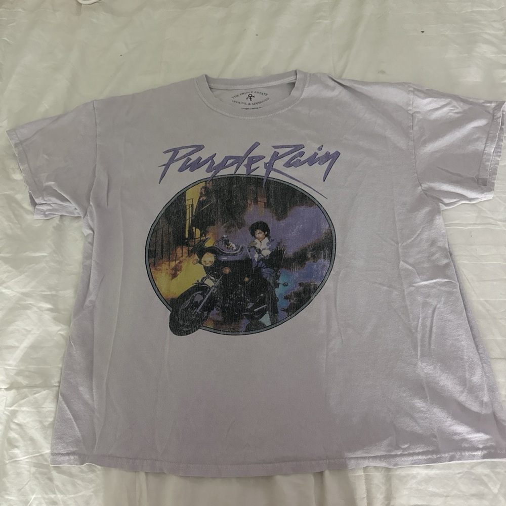 prince purple short sleeve tee